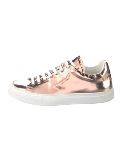 Pre-owned Jil Sander Leather Sneakers In Pink