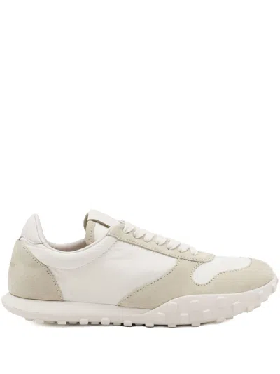 Jil Sander White And Beige Sneakers In Vapour