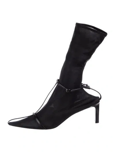 Pre-owned Jil Sander Leather Sock Boots In Multi