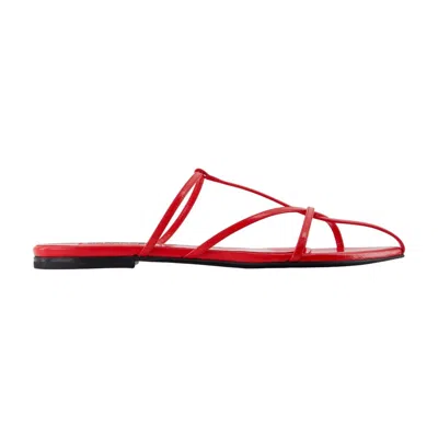 JIL SANDER JIL SANDER LEATHER STRAPPY SANDALS