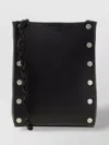 Jil Sander Leather Tangle Crossbody Bag In Black