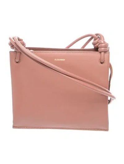 Pre-owned Jil Sander Leather Tangle Small In Pink