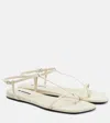 Jil Sander New Tripon 2 Buckled Sandals In White