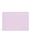 Jil Sander Leather Tiny Wallet In Purple