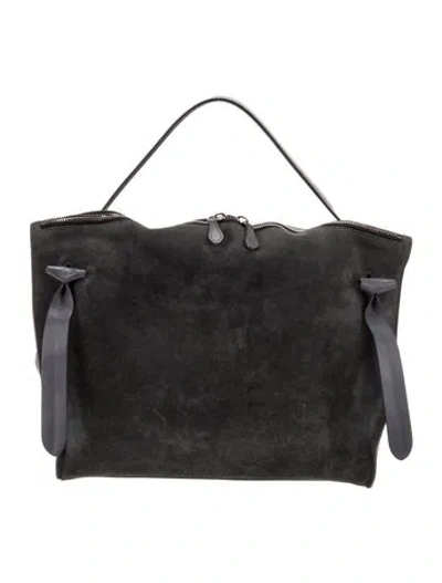 Pre-owned Jil Sander Leather Top Handle Bag In Black