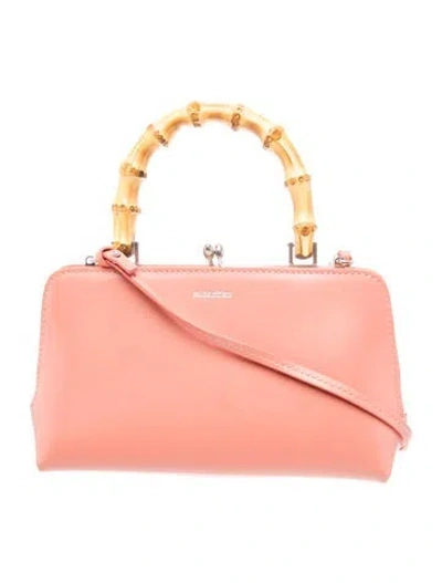 Pre-owned Jil Sander Leather Top Handle Bag In Pink