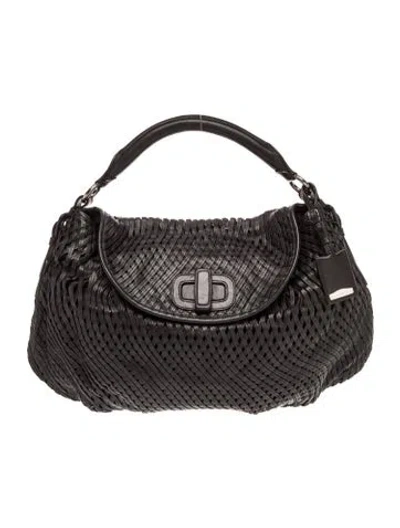 Pre-owned Jil Sander Leather Top Handle Bag W/ Tags In Black