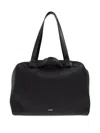 Jil Sander Leather Top-handle Tote Bag In Black