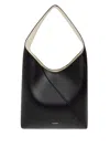 Jil Sander Leather Tote Bag In Black