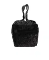 Jil Sander Leather And Shearling Bag In Black