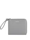 Jil Sander Leather Wallet In Gray