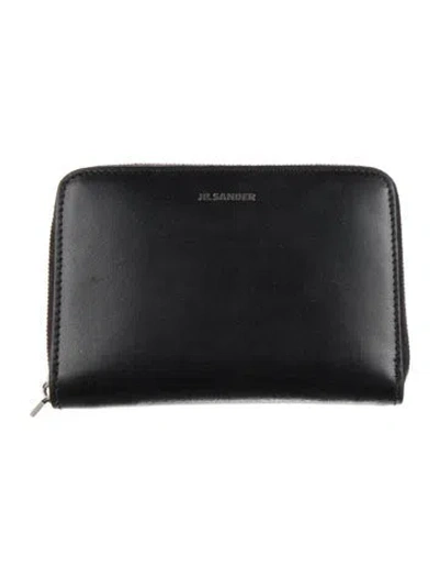 Pre-owned Jil Sander Leather Wallet In Black