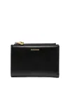 Jil Sander Leather Wallet In Black