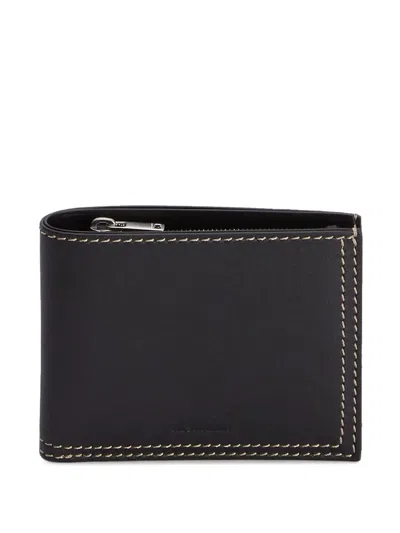 Jil Sander Leather Wallet In Black
