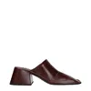 Jil Sander Leather Women's Sandal In Red