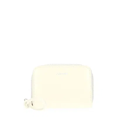 Jil Sander Leather Women's Wallet In Beige