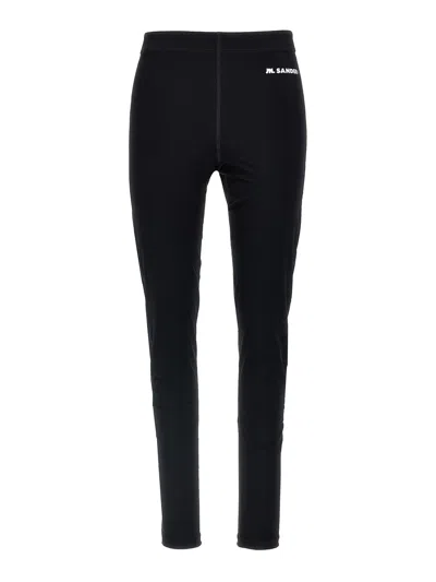 JIL SANDER LOGO LEGGINGS
