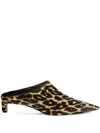 Jil Sander Leopard-print Mules