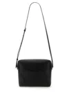 Jil Sander Black Leather Lid Bag With Adjustable Strap