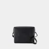 JIL SANDER LID SCHULTERTASCHE - JIL SANDER - LEDER - SCHWARZ