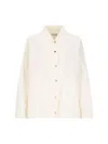 Jil Sander Cotton Blouson Jacket In White