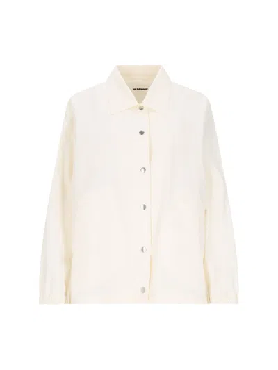 JIL SANDER JIL SANDER LIGHT & NATURAL 100% COTTON JACKET