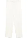 Jil Sander Trousers Back Side Pockets Loops In Beige