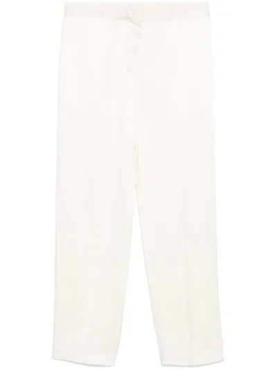 JIL SANDER JIL SANDER LIGHT BEIGE ELEGANT TROUSERS
