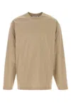 Jil Sander Light Beige Solid T-shirt In Neutral