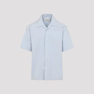 Jil Sander Cotton Shirt In Blue