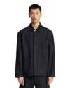 Jil Sander Light Blue Denim Jacket In Black