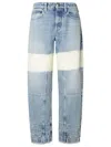 Jil Sander Cropped Bleached Paneled High-rise Tapered Jeans