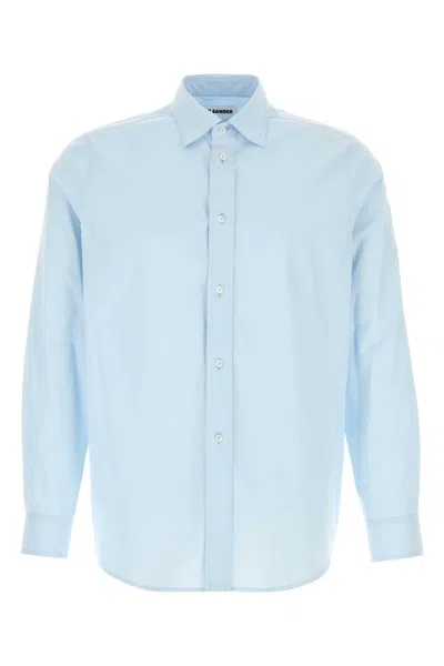 Jil Sander Light Blue Poplin Shirt