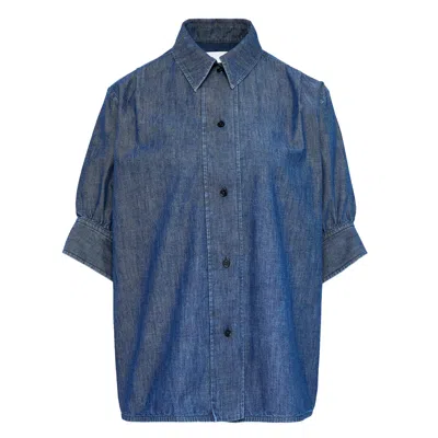 Jil Sander Light Cotton Shirt In Blue