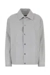 Jil Sander Taffeta Jacket With Long Sleeves And Pockets In Gray