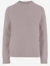 Jil Sander Mohair Blend Crew Neck Sweater