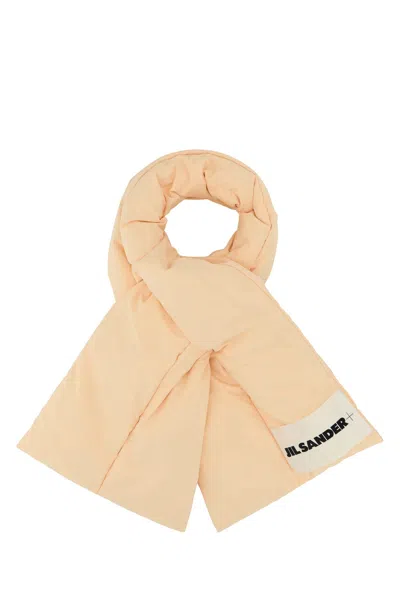 JIL SANDER LIGHT PINK POLYESTER SCARF