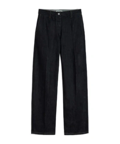 Jil Sander Lightweight Denim Trousers In Black