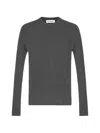 Jil Sander Lightweight Wool Blend Sweater In Gray