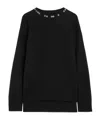 Jil Sander Crewneck Jumper With Stud Application