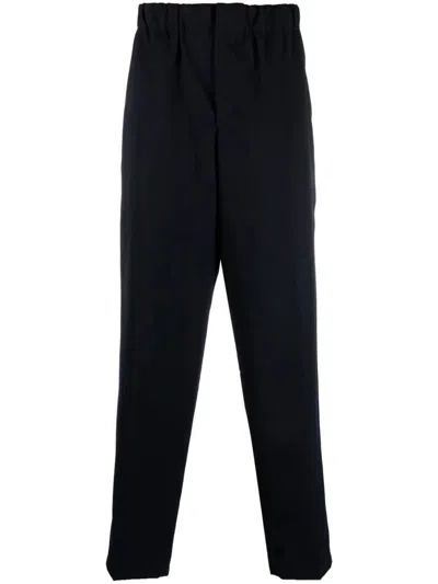 JIL SANDER JIL SANDER LIGHTWEIGHT WOOL TAPERED TROUSERS