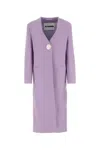 Jil Sander Women's Lilac Cashmere Coat