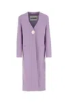Jil Sander Women's Lilac Cashmere Coat