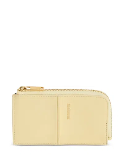 Jil Sander Linea Coin Purse Small In Neutral