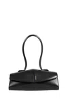 Jil Sander Linea Shoulder Bag In Black