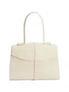Jil Sander Linea Top Handle Medium Bag In White