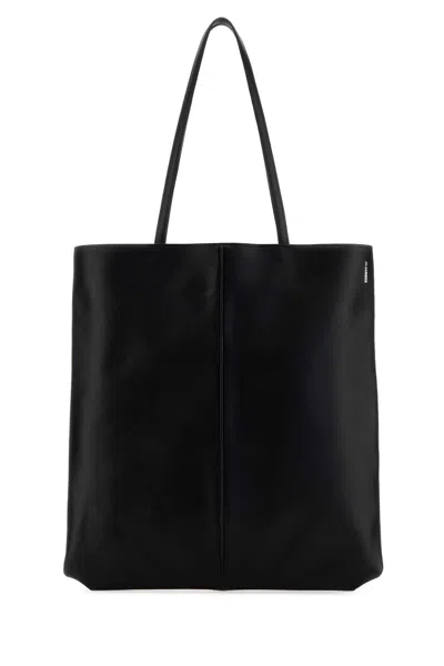Jil Sander Linea Tote Bag In Black