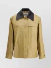 Jil Sander Linen Coated Sport Jacket In Neutrals