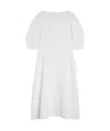 Jil Sander Puff-sleeves Dress In White