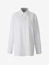 Jil Sander "oversized Shirt With Double In Beige